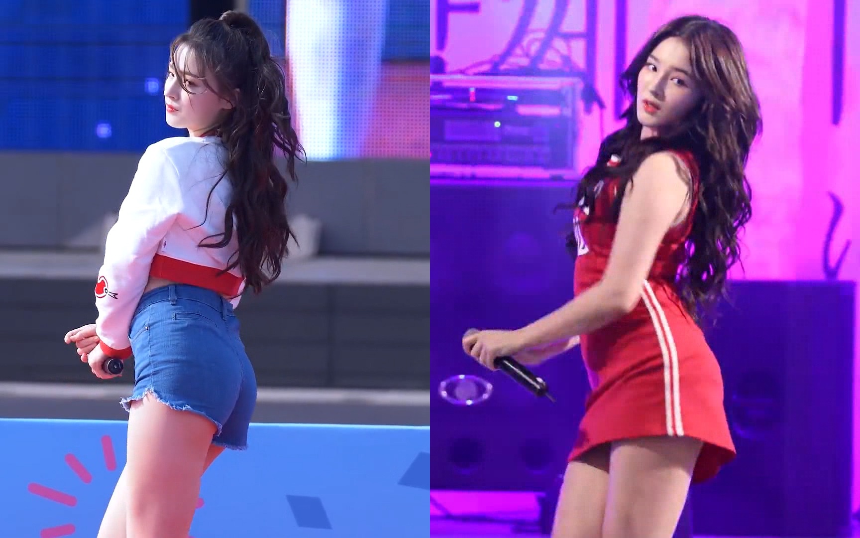 MOMOLAND—BBOOM：Nancy（李承利） 直拍 （是红色更娇艳呢？还是白色更妩媚？）