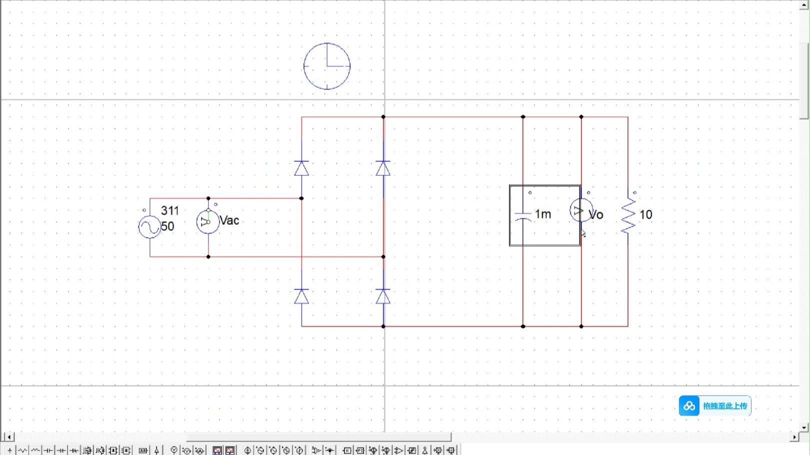 LLC开关电源31：整流滤波仿真