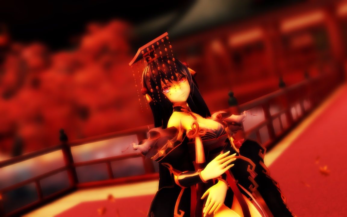 【新人向】【MMD】【萌王EXMMD】所谓伊人在水一方 秦王的桃花旗袍哔哩哔哩bilibili