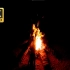 【4K】夜晚的篝火氛围