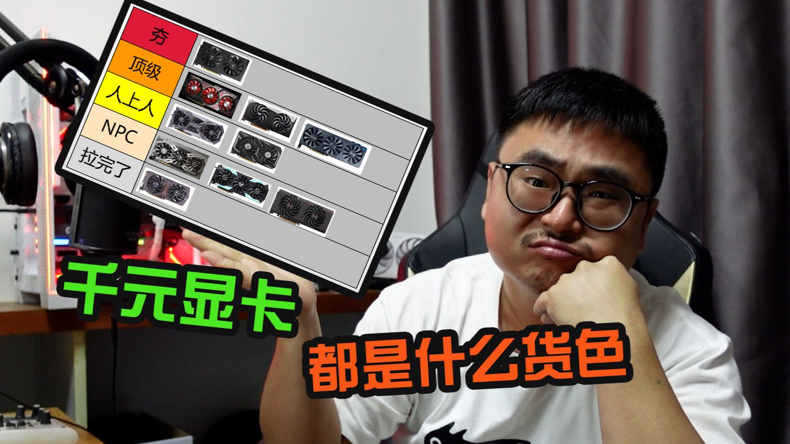 1000元的显卡，从夯到拉怎么排？