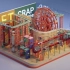 【动态视觉鉴赏】C4D有趣创意动画短片 NFT CRAP MACHINE by Ricco Wheel