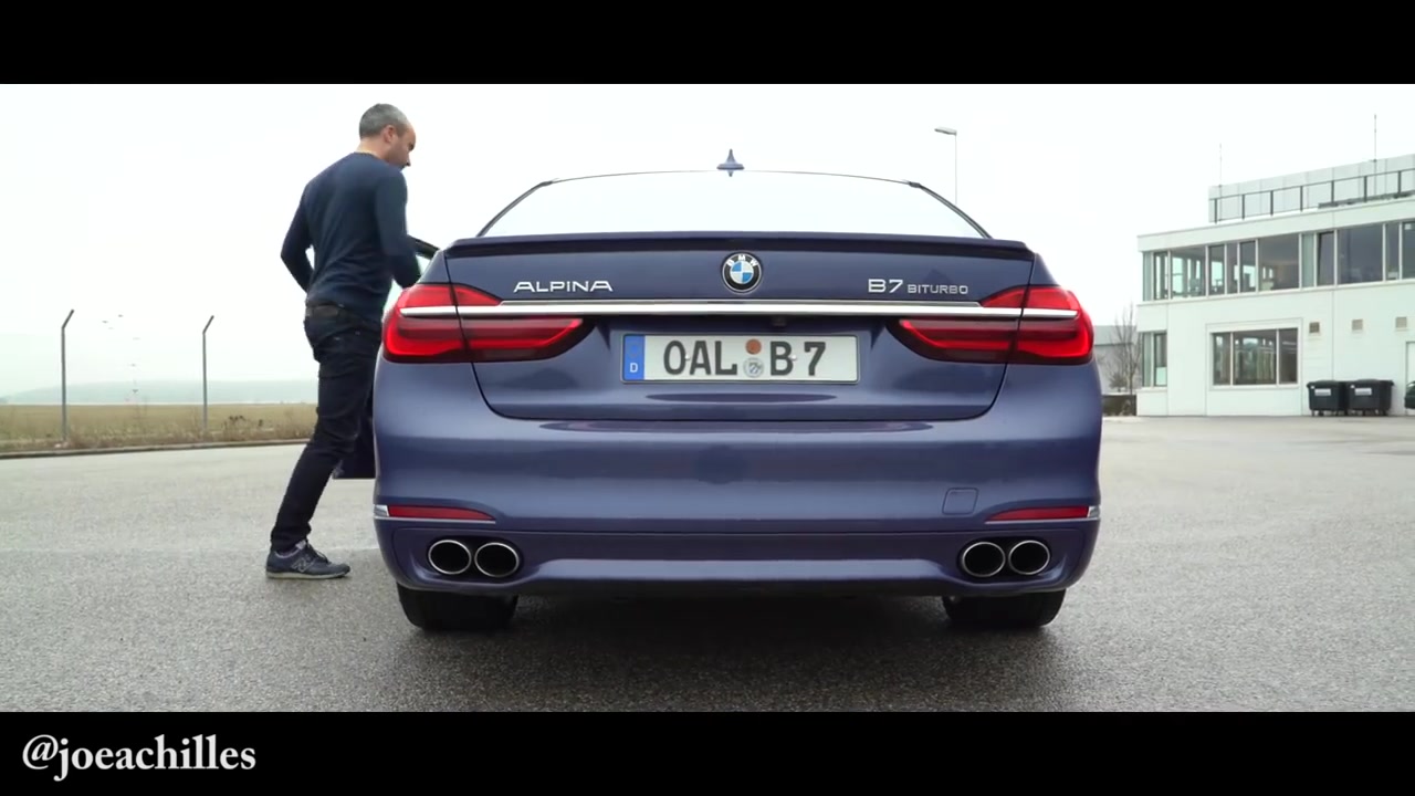 bmw alpina b7 0-260kph & launch control