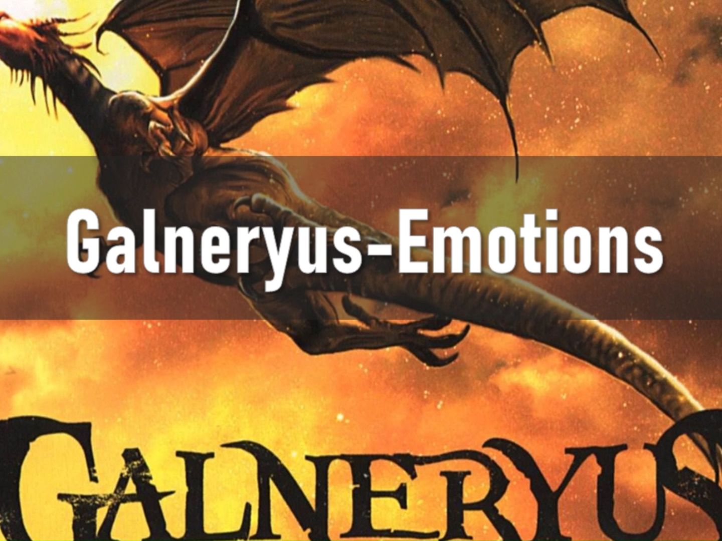 【经典电吉他solo伴奏】Galneryus - Emotions 电吉他SOLO伴奏带
