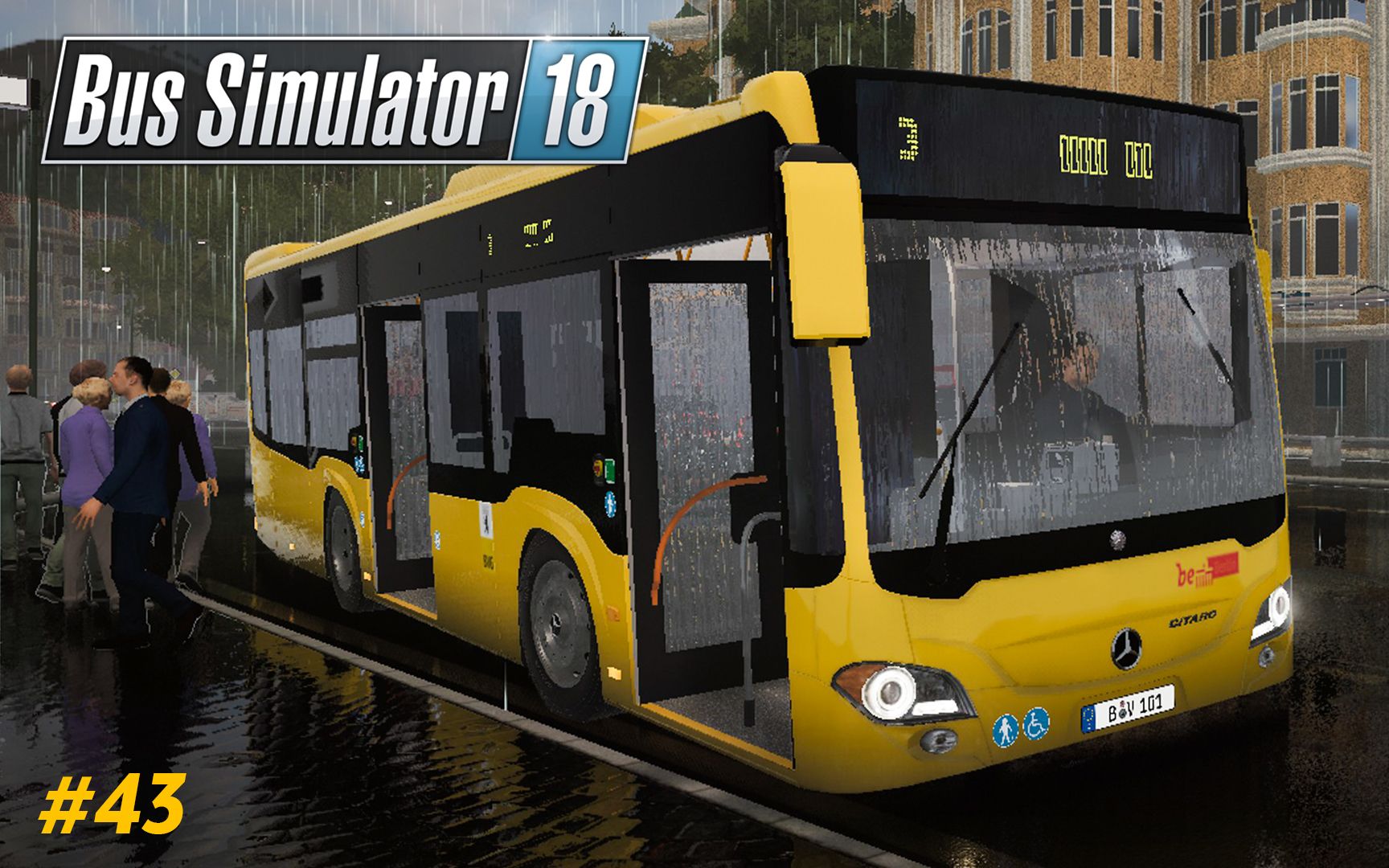 巴士模拟1843驾驶10米小车c2k竟然遇到法定假日bussimulator18