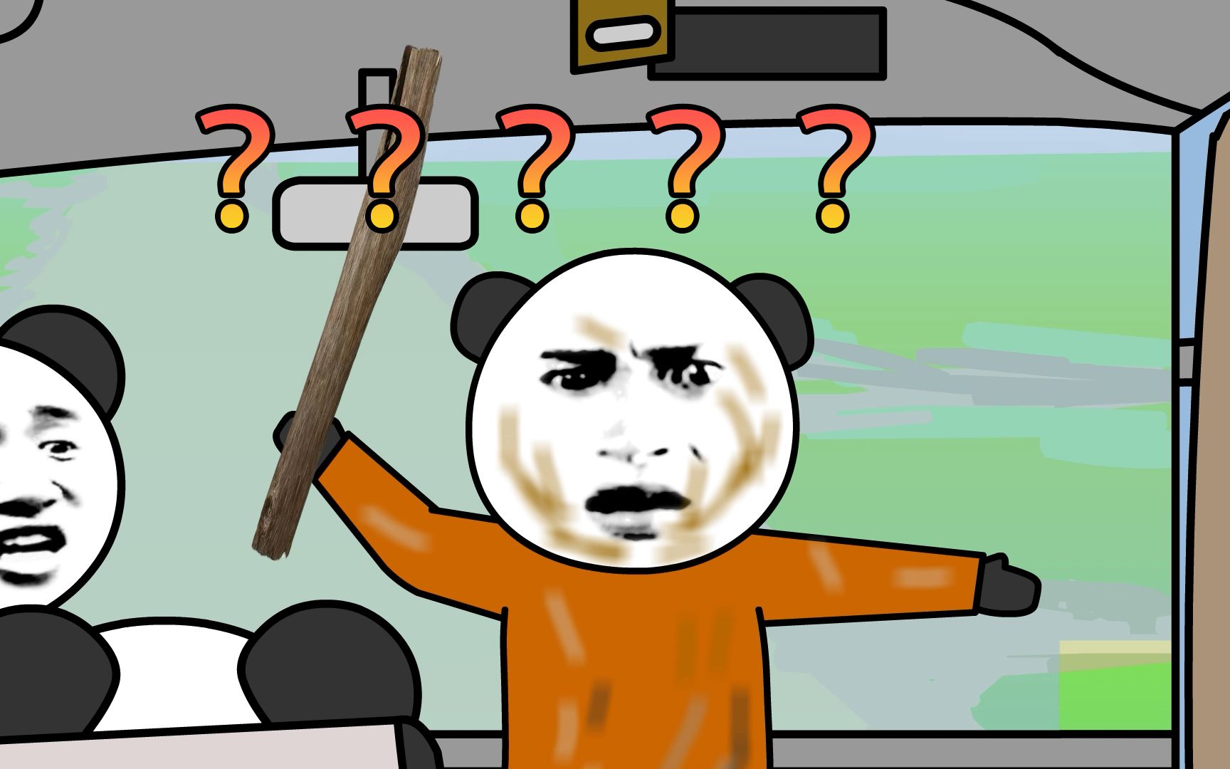 嚯，这家伙是来搞笑的吧