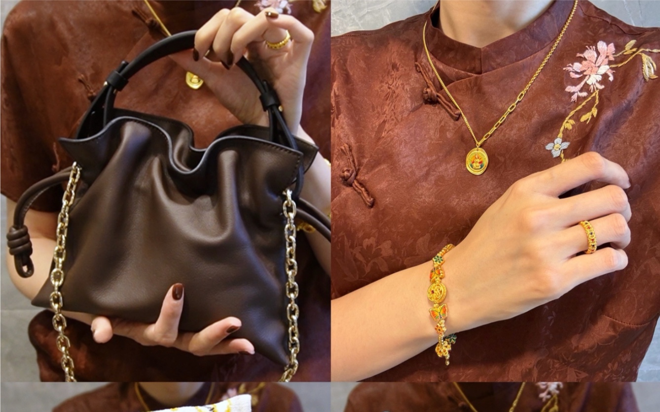 翻包loewe福袋🤎国风黄金｜feiler｜牛皮口金