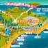 我的福州地铁六号线手绘地图攻略带你看海，长乐十大海滩排行合集导览图来了