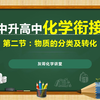 初中升高中化学衔接课程-第二节：物质的分类及转化
