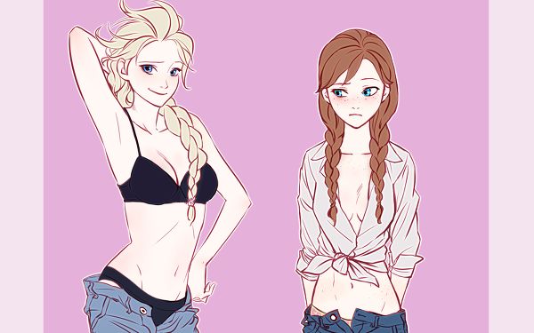 [冰雪奇缘/图片剪辑]百合向的冰雪奇缘[top5]