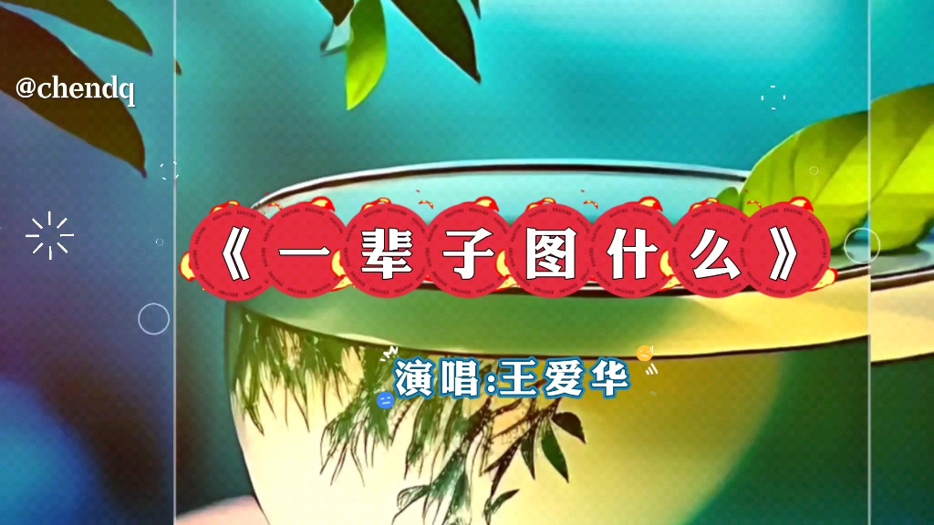 《一辈子图什么》演唱:王爱华