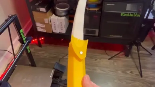 3D打印的香蕉刀