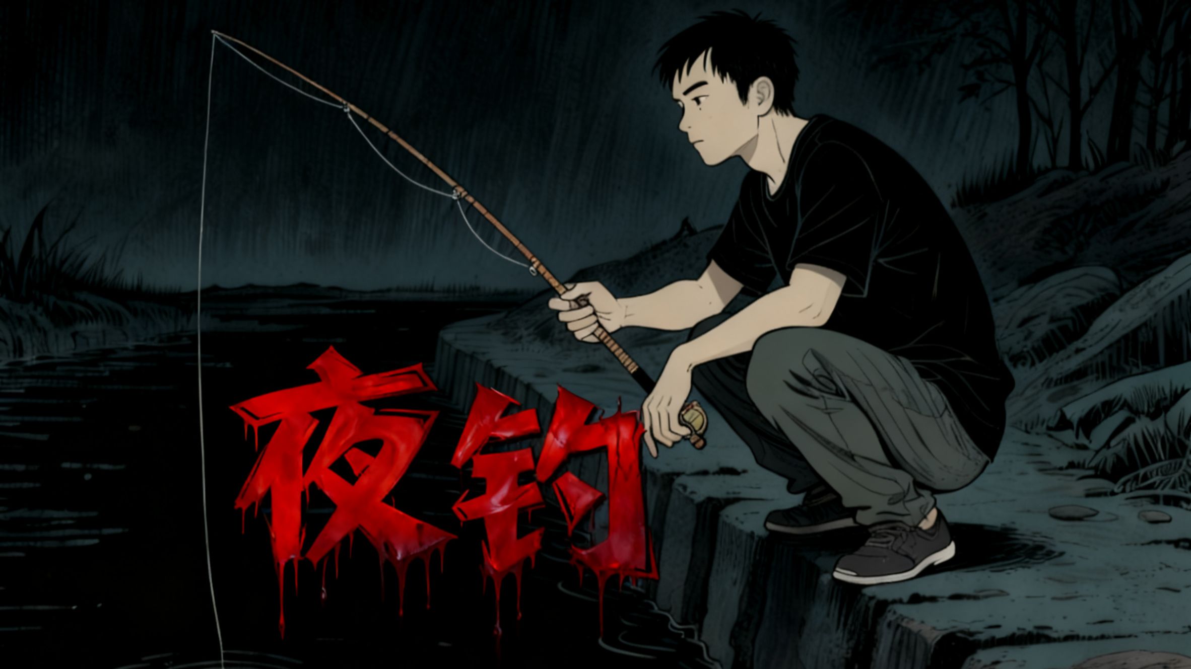夜钓禁忌死鱼正口，恐怖故事——《夜钓》
