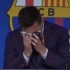 梅西召开发布会，向巴萨球迷正式告别，一进场就忍不住落泪…