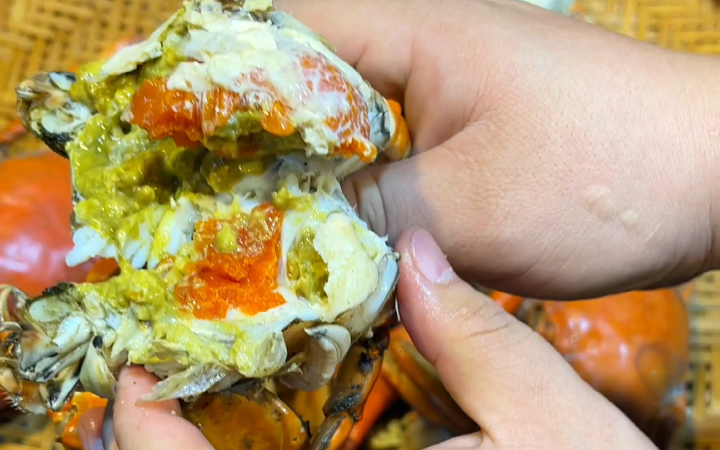 泰国美食：一大盆红树林大膏蟹只为一碗蟹黄面