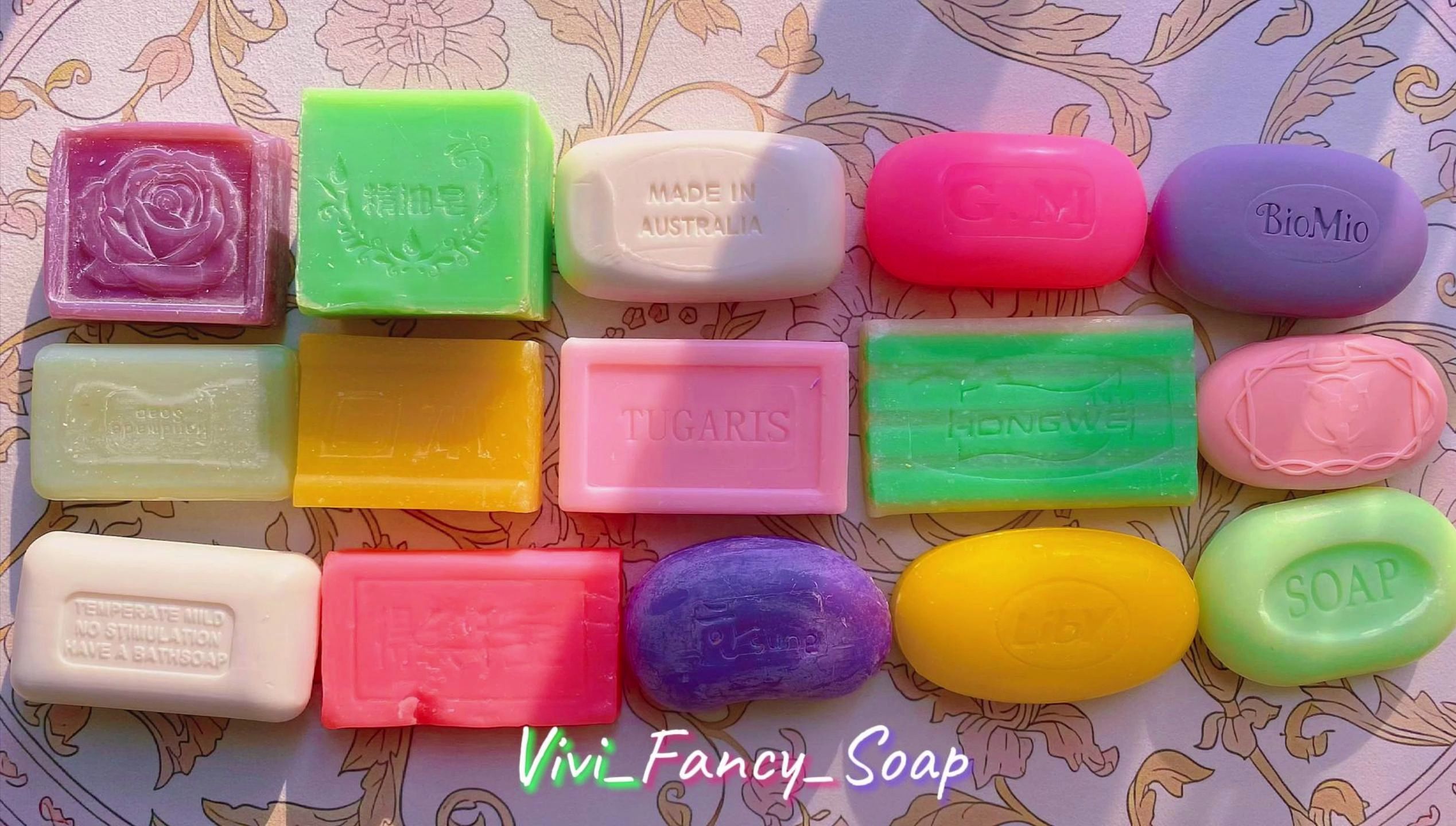 【Vivi原创刮皂】雨后彩虹 | 脆皂较多，也有微卷和半软皂。没赶上午休时间，那就半夜发啦~希望能有点助眠效果~周末愉快~