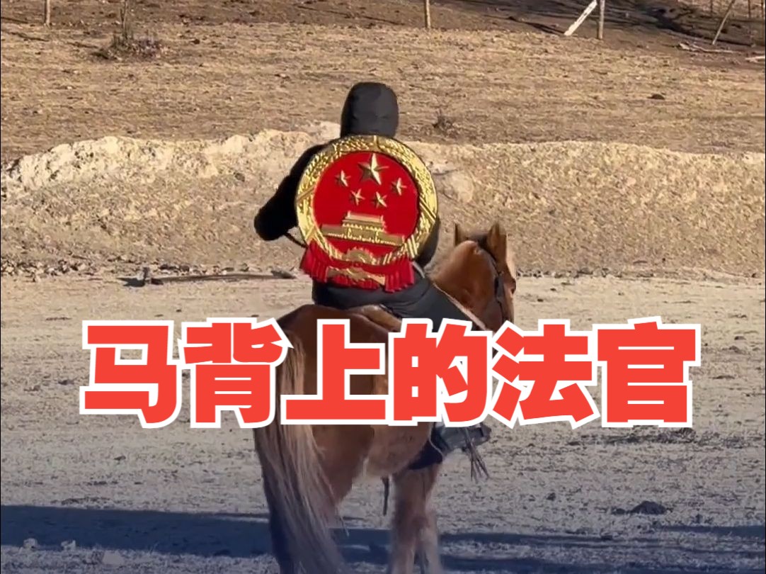 “马背上的法官”背上国徽，路再远 公平正义必达！