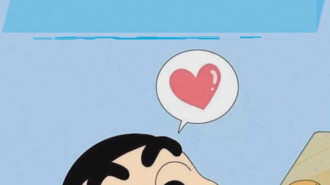 可爱又好看的蜡笔小新—蓝色壁纸系列