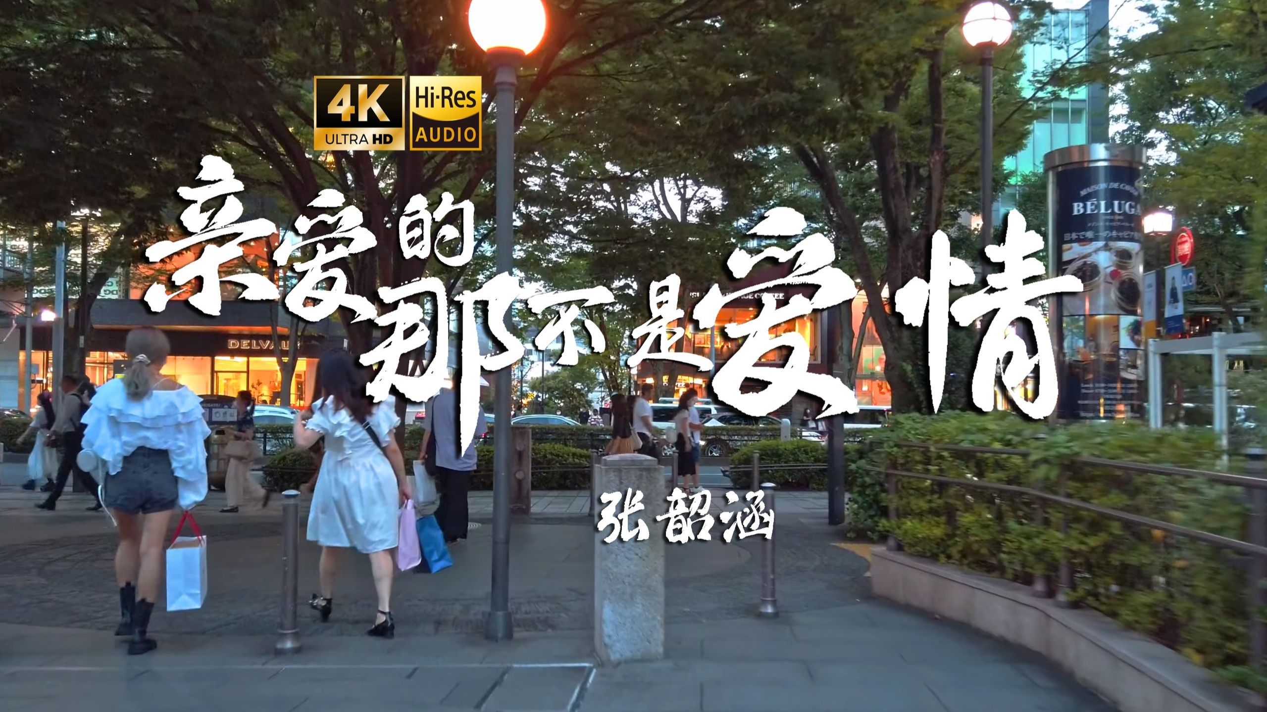 【4K Hi-Res】亲爱的，那不是爱情_张韶涵 太美的承诺因为太年轻 但亲爱的那并不是爱情