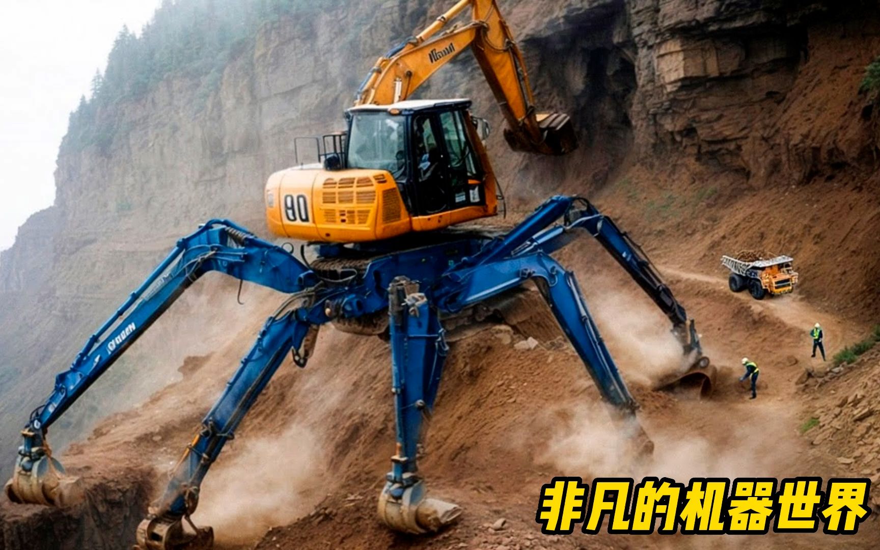 像蜘蛛一样的庞然大物，能在特殊地形上工作？22个非凡的现代机器
