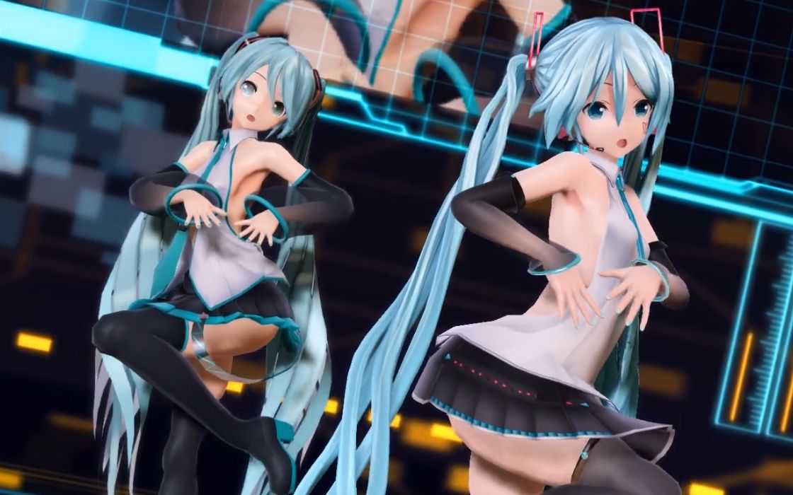 【mmd】两只不同的露背miku的yeah oh ahh oh(无福利不用点进来了)