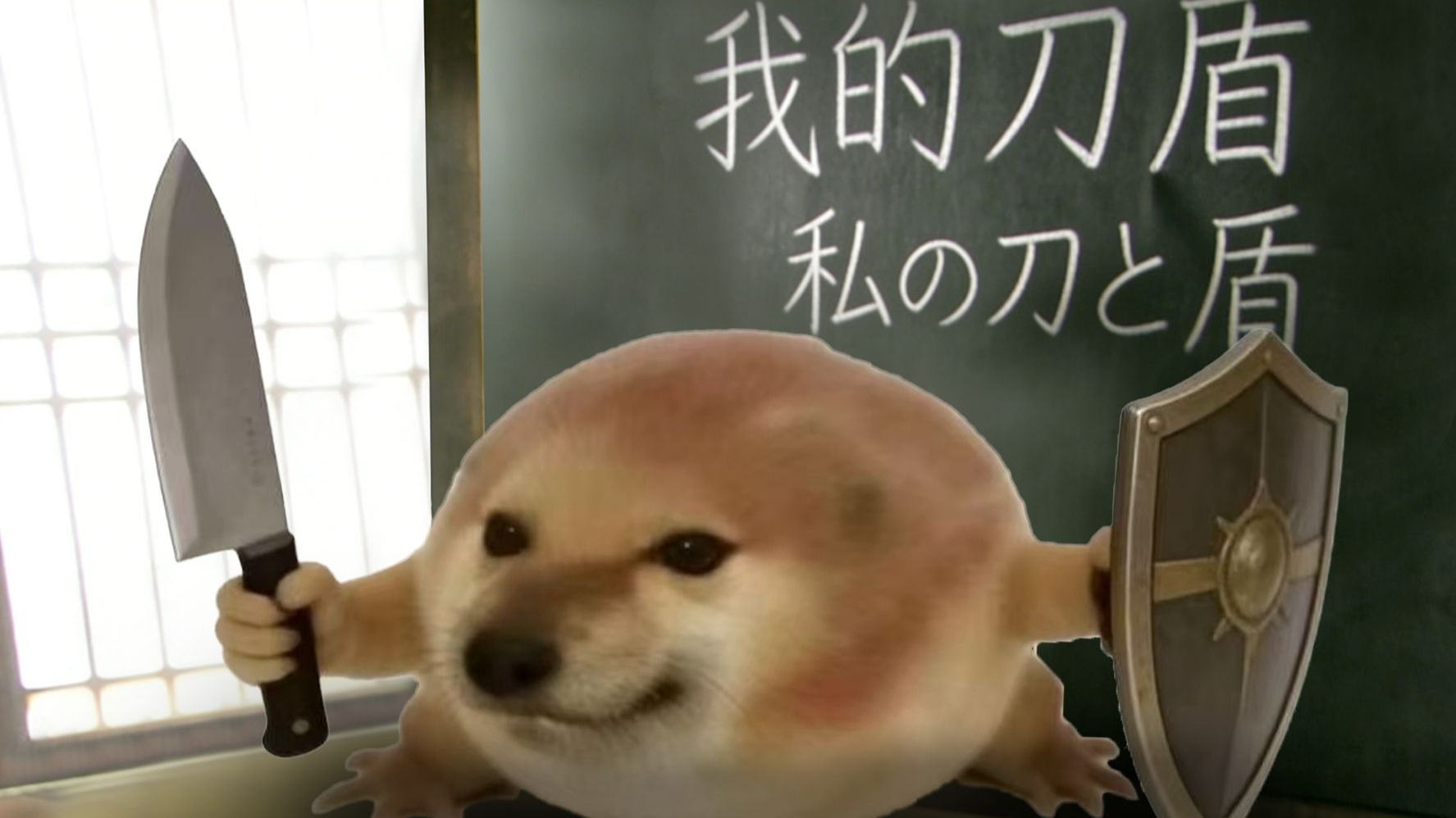 我 的 刀 盾 抗 日