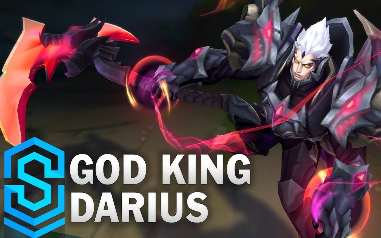 【新皮肤游戏内预览】狂狼-德莱厄斯 God-King Darius