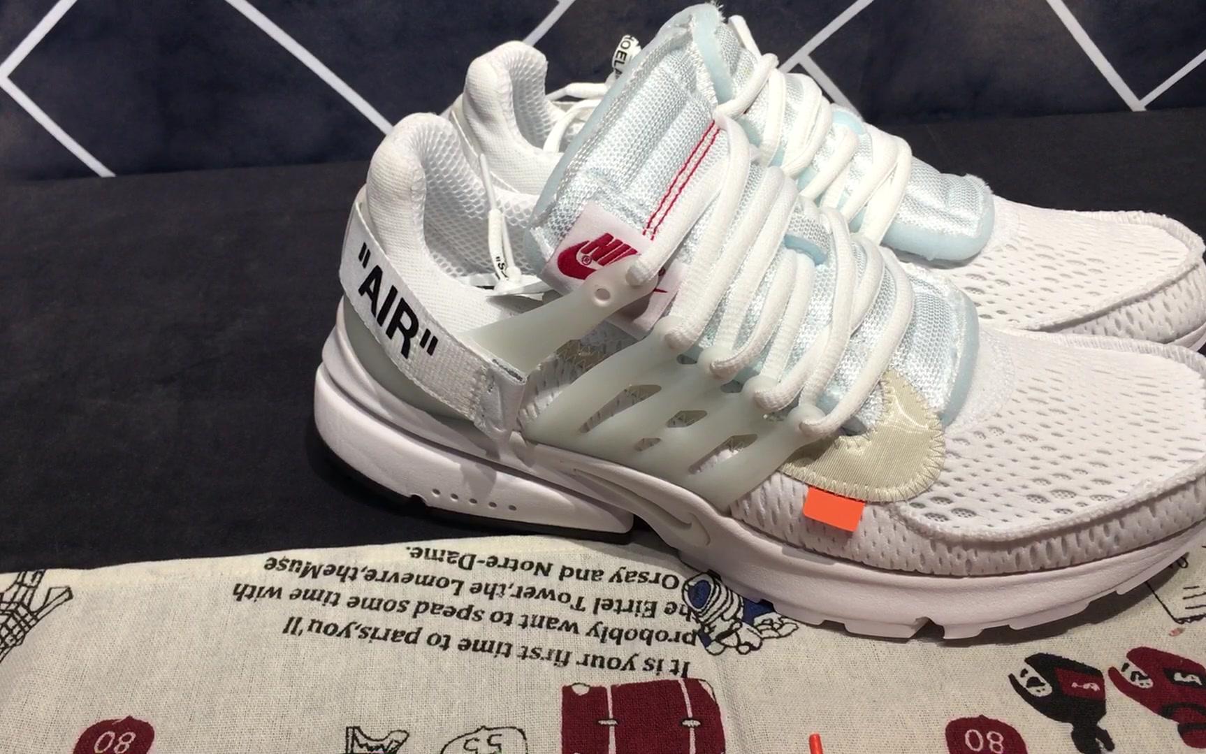 Off-White x Nike Air Presto 2.0 黑白双 