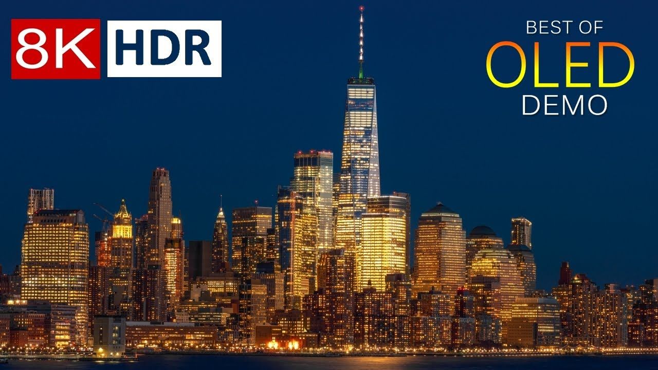 【8K HDR】全球城市夜景合集｜OLED 极致夜色｜沉浸式放松体验