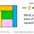 【答案】5个矩形平分正方形