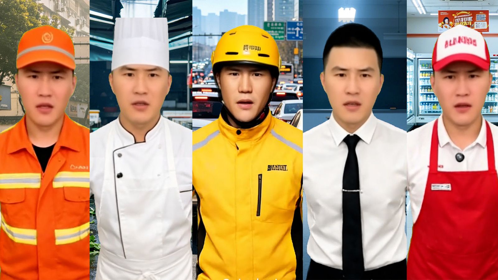 ⚡不同职业的嘎子卖酸奶⚡