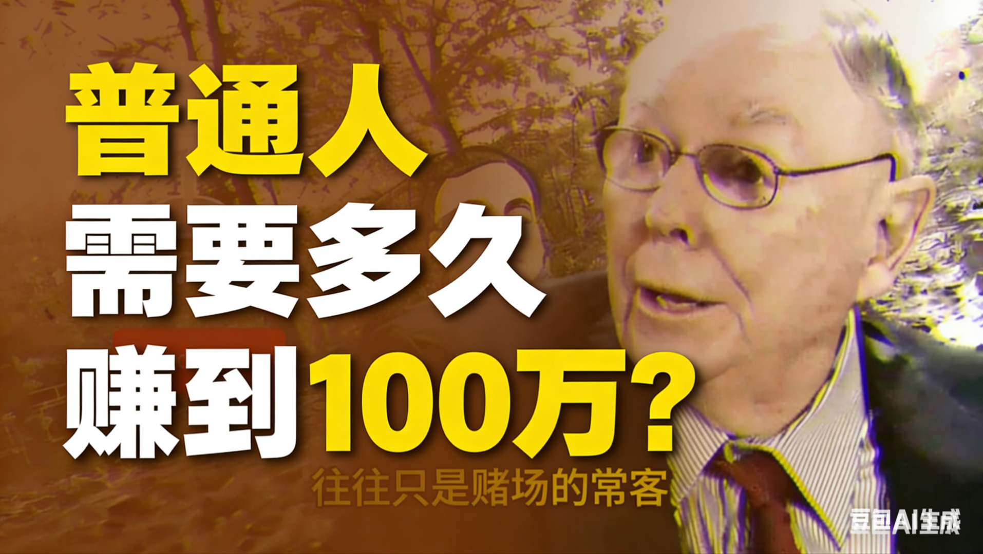 查理芒格：普通人如何靠投资赚到100万？