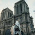 在《刺客信条:大革命》中游览已经被烧毁的巴黎圣母院.【GTX1080Ti·全最高特效】