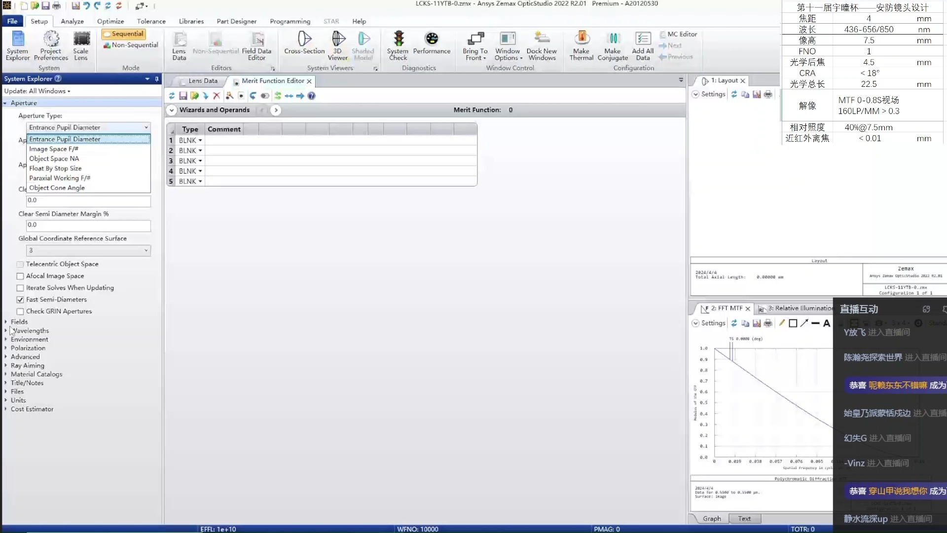 从零开始之第十一届宇瞳杯—安防镜头设计（1）