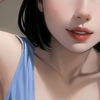 蓝衣美女跳舞 AI动画