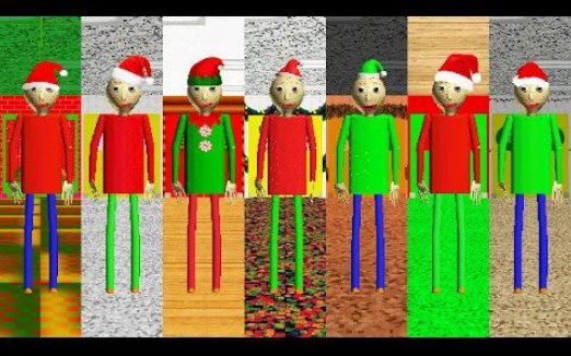 Evolution of Baldi's Christmas: Festive Party - All Perfect!