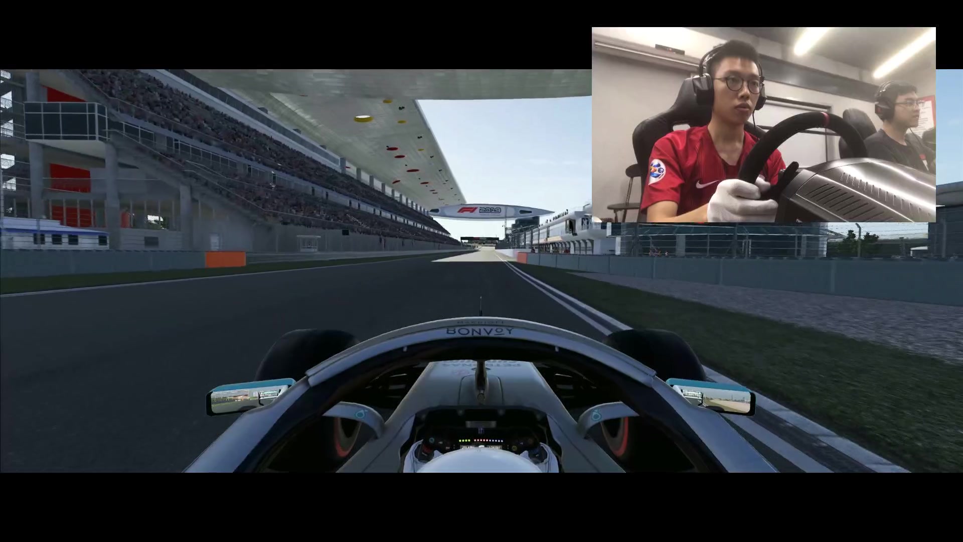 【F1 2019】嗨跑赛车线下电竞场刷新上赛个人最佳 1:29.927哔哩哔哩bilibili