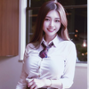 清纯学生，出水芙蓉-AI绘画-中国美女