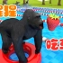 大猩猩准备好游泳圈，叫好朋友过来游泳，还有美味的食物可以吃