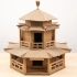 纸板DIY | 中国古代楼阁 制作过程