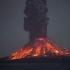 印度尼西亚 喀拉喀托火山傍晚喷发高清震撼原声真实记录。