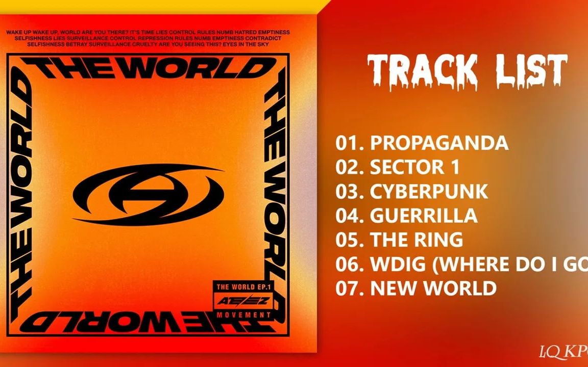 【ATEEZ 歌曲】新专辑[THE WORLD EP.1 : MOVEMENT] 全专歌曲+试听