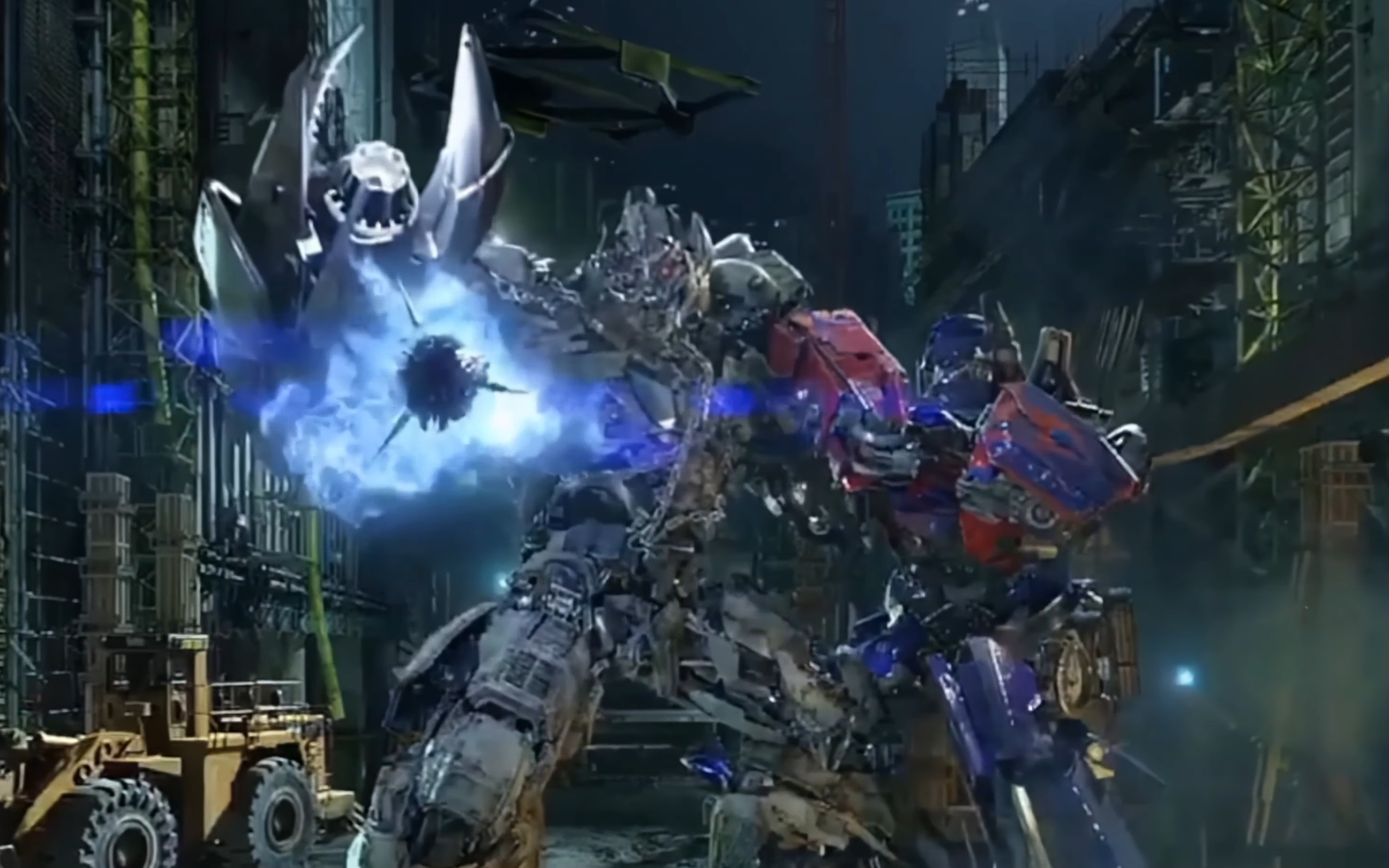 环球影城《变形金刚：火种源争夺战》高清原片画面 Transformers the Ride 3D Projection Footage