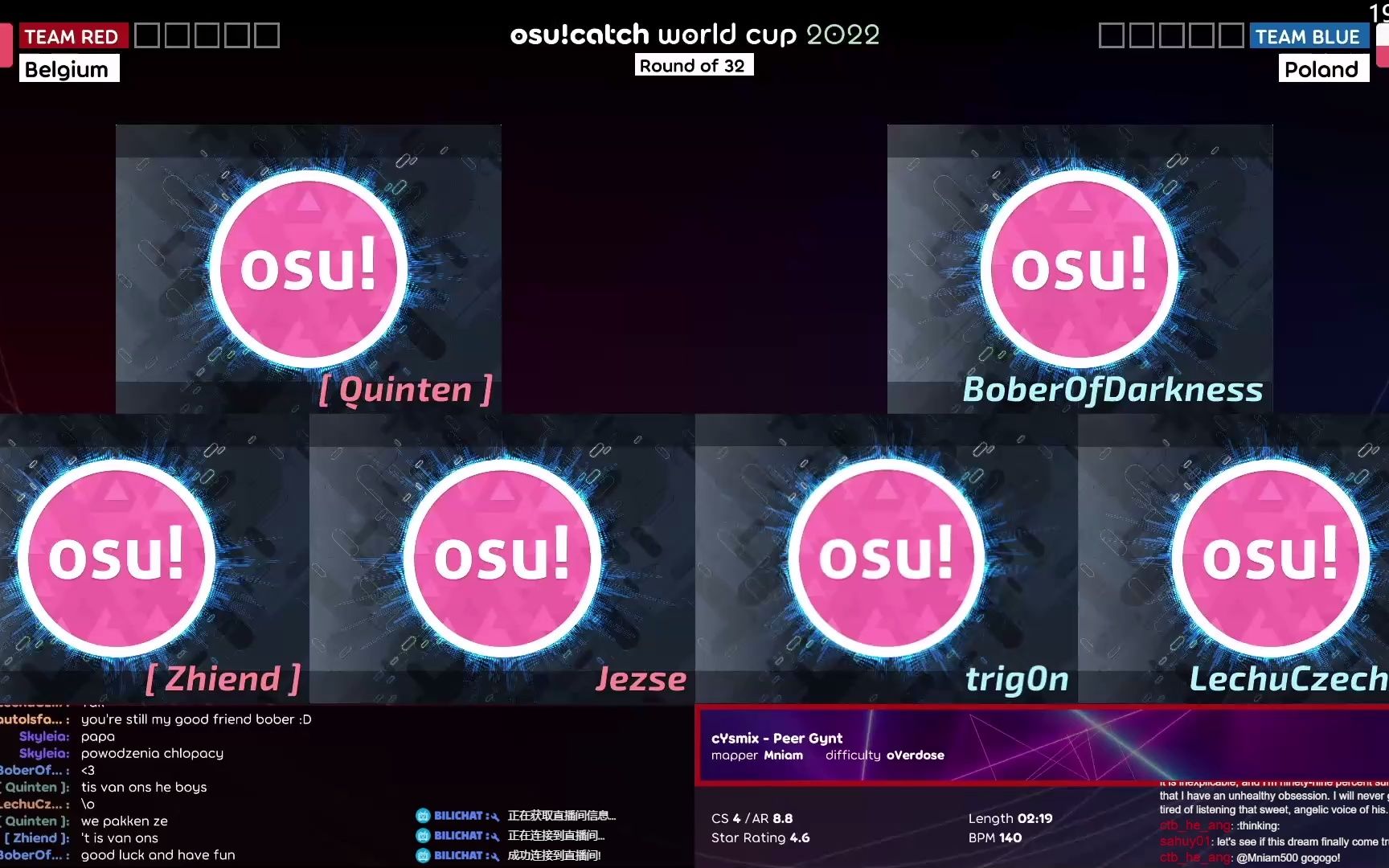 [osu!C]CWC 2022 32强(比利时)vs(波兰)