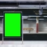 【绿幕素材】生活中火车站，地铁站，广告牌绿幕边框素材