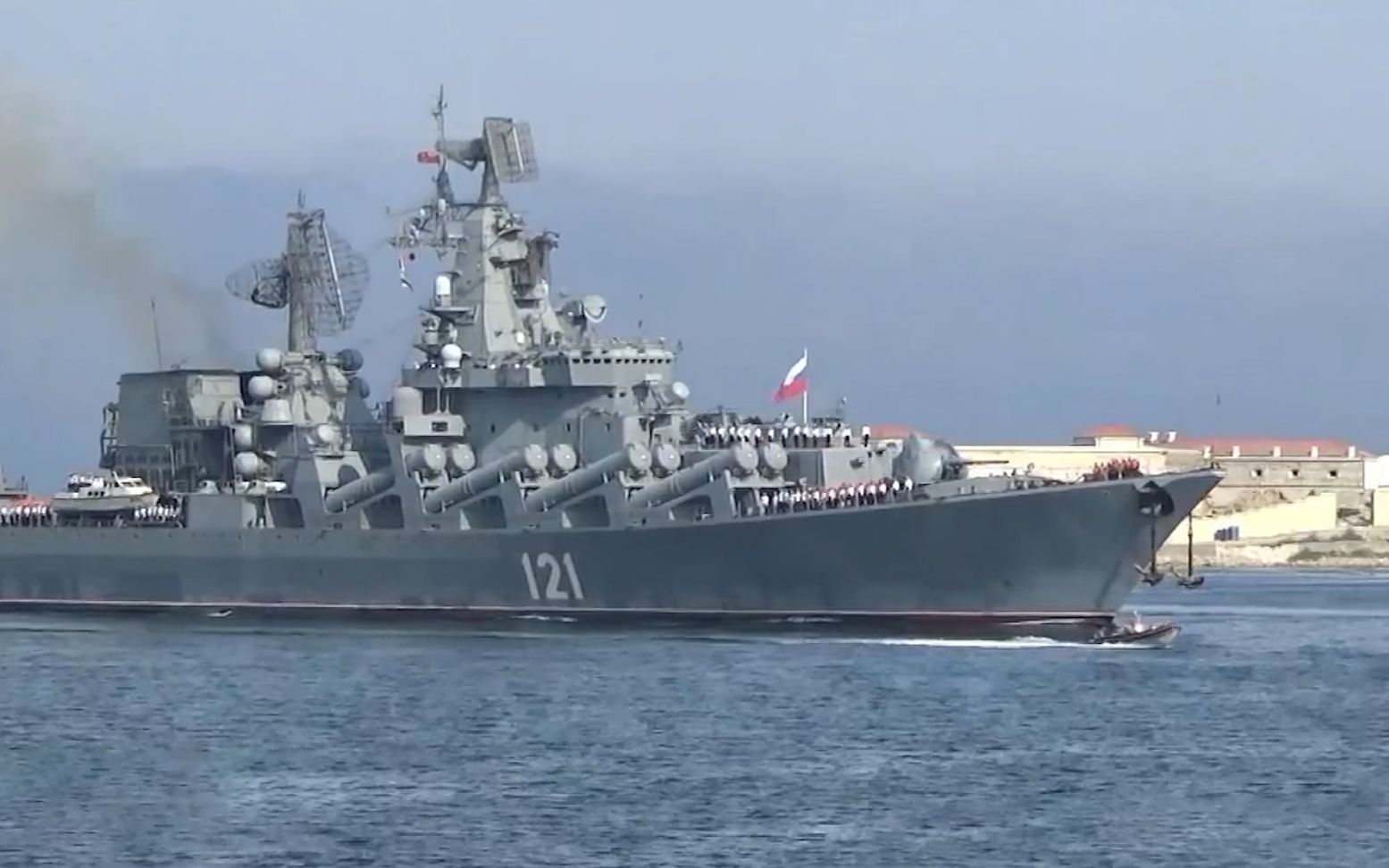 “航母杀手”复出 俄光荣级万吨巡洋舰完成大修重返黑海
