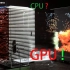 爆炸演示CPU与GPU的区别