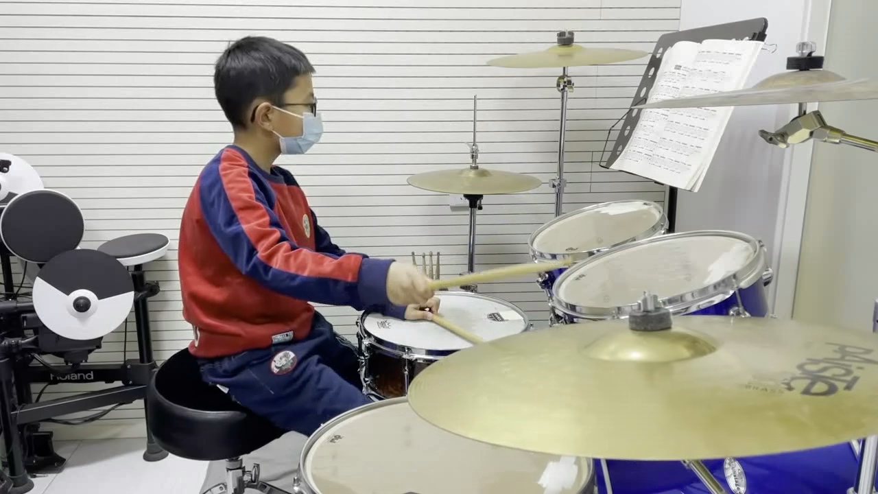 中国音乐学院架子鼓考级9级bluebossa