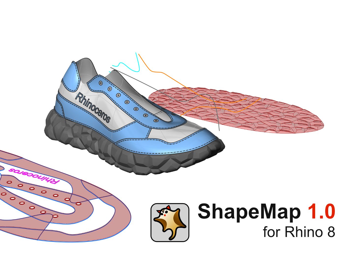 ShapeMap for Rhino 8 在鞋业设计中的应用