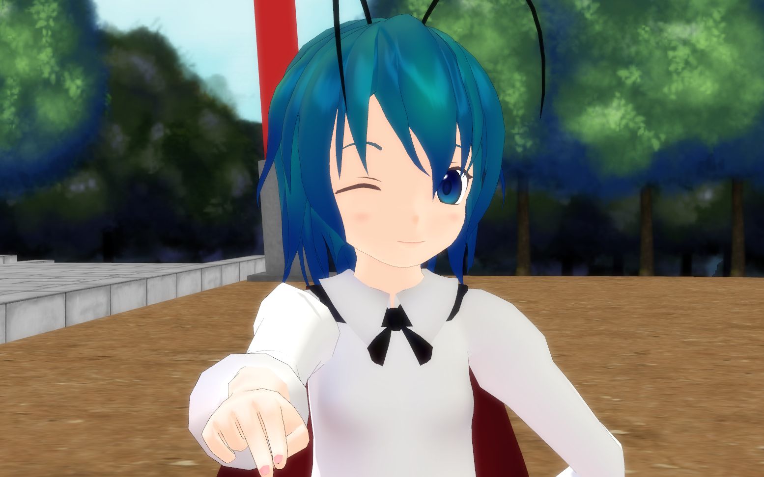 【东方mmd】琪露诺跟小虫子玩游戏王